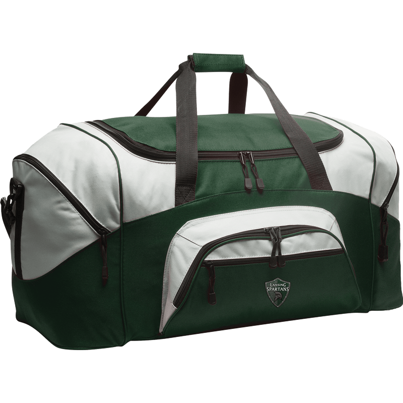 Lansing Spartans Standard Colorblock Sport Duffel