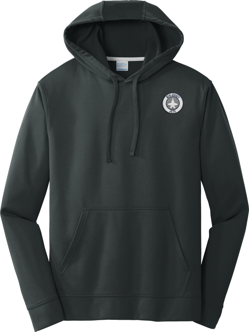 NJ Jets Performance Fleece Pullover Hooded Sweatshirt