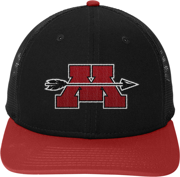 Mercer Arrows New Era Snapback Low Profile Trucker Cap