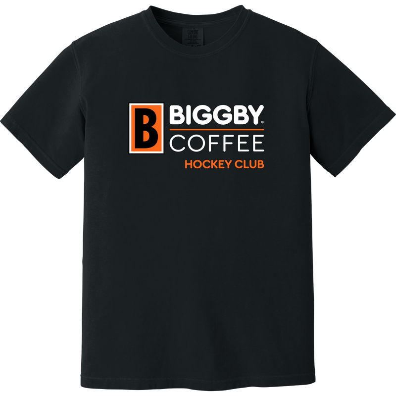 Biggby Coffee Hockey Club Heavyweight Ring Spun Tee