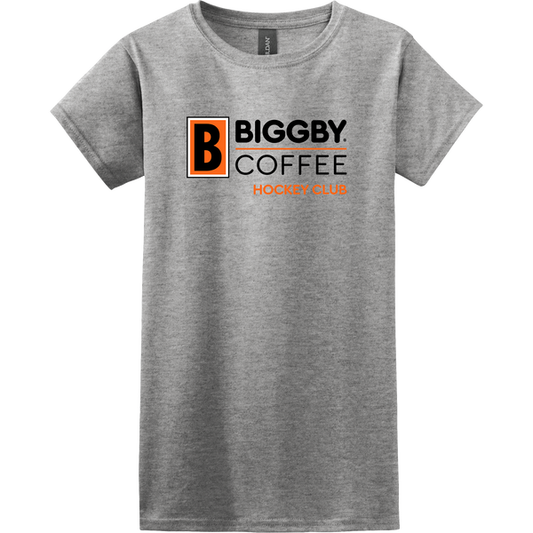 Biggby Coffee Hockey Club Softstyle Ladies' T-Shirt