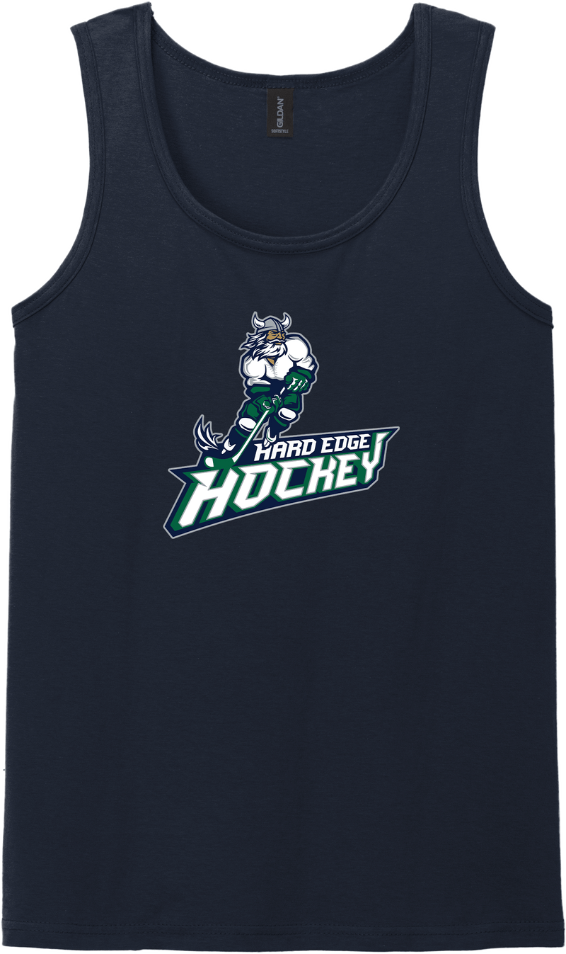 Hard Edge Hockey Softstyle Tank Top