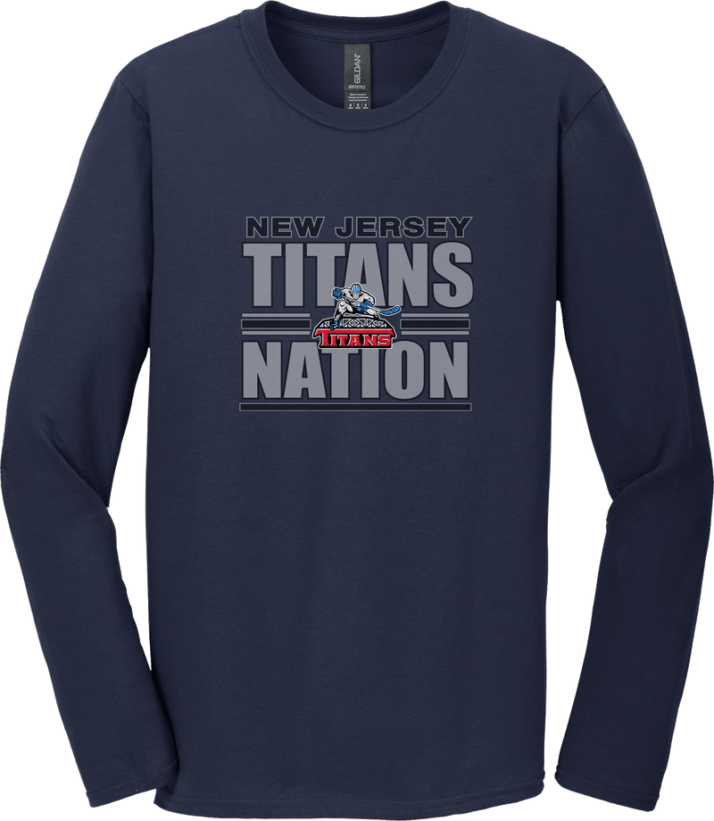 NJ Titans Softstyle Long Sleeve T-Shirt