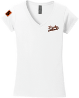 Biggby Coffee AAA Softstyle Ladies Fit V-Neck T-Shirt