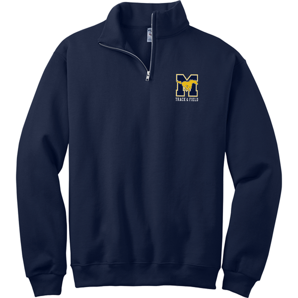 Marlboro Track and Field NuBlend 1/4-Zip Cadet Collar Sweatshirt