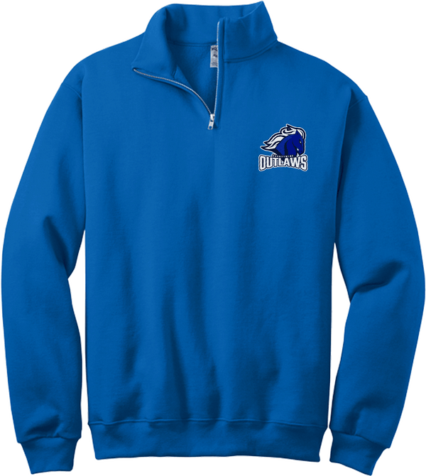 Brandywine Outlaws NuBlend 1/4-Zip Cadet Collar Sweatshirt