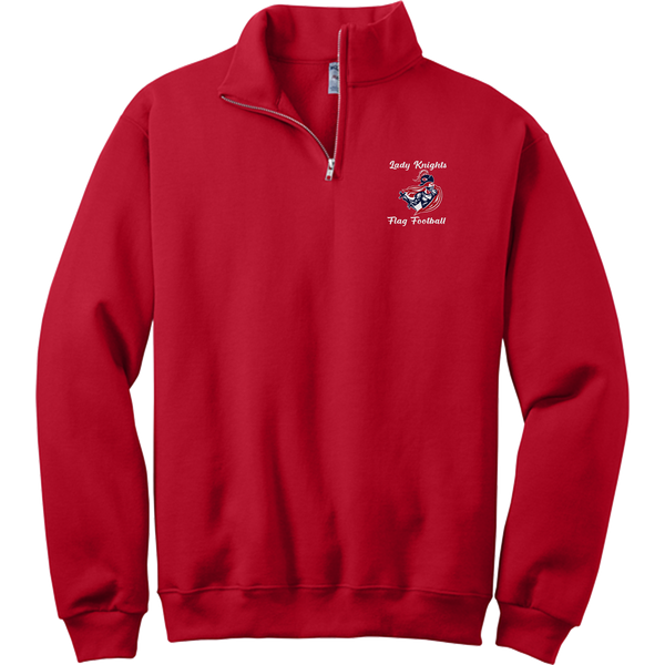 Kennedy Lady Knights NuBlend 1/4-Zip Cadet Collar Sweatshirt