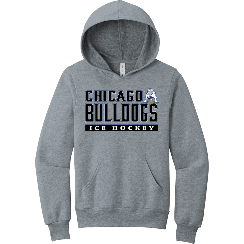 Chicago Bulldogs Youth Sponge Fleece Pullover Hoodie