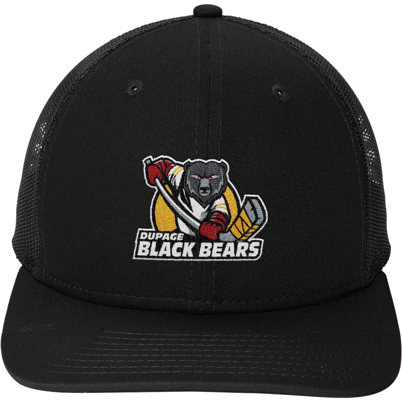 Dupage Black Bears New Era Snapback Low Profile Trucker Cap