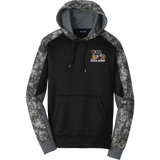 Dupage Black Bears Sport-Wick Mineral Freeze Fleece Colorblock Hooded Pullover