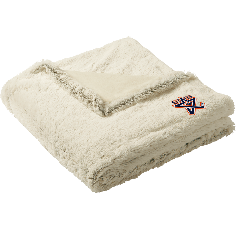 NY Stars Faux Fur Blanket