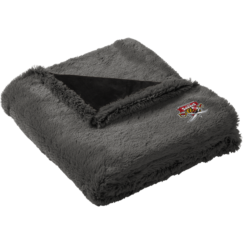 SOMD Lady Sabres Faux Fur Blanket