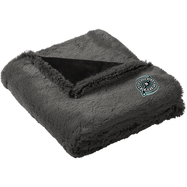 Brooklyn Aviators Faux Fur Blanket