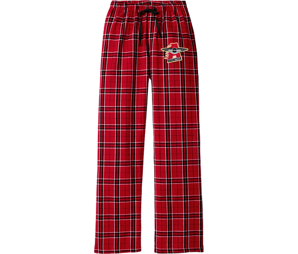 NY Aviators Women's Flannel Plaid Pant