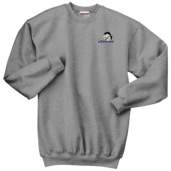 Mid-State Mustangs Ultimate Cotton - Crewneck Sweatshirt