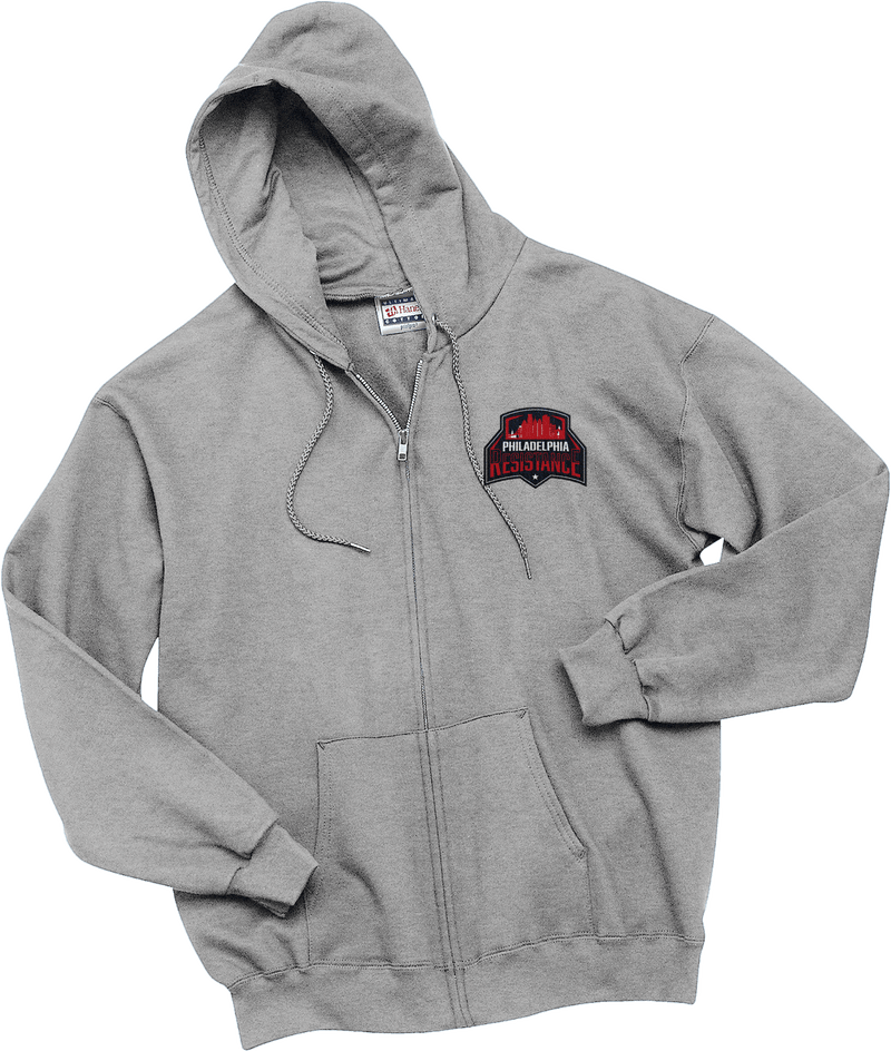 Philadelphia Resistance Ultimate Cotton - Full-Zip Hooded Sweatshirt