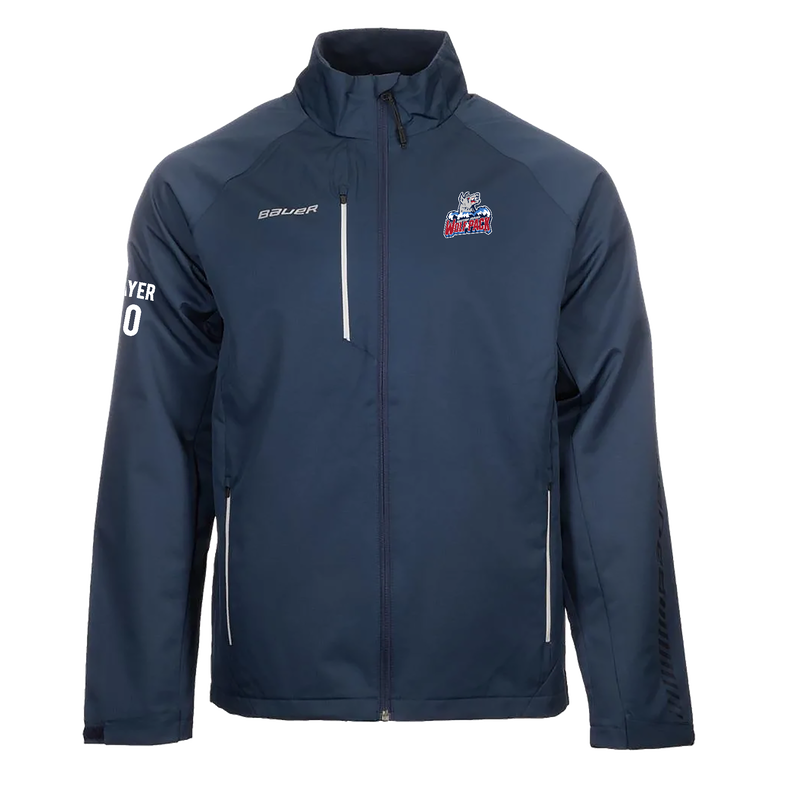 Bauer S24 Youth Lightweight Warm Up Jacket - Hartford Jr. Wolfpack Girls