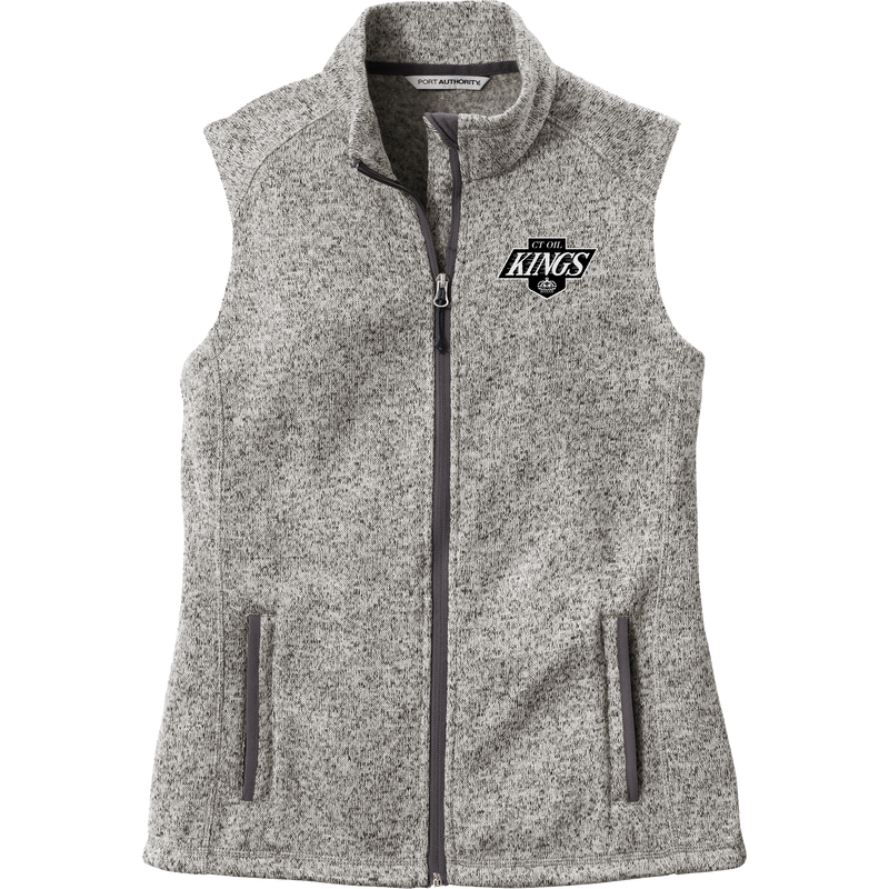 CT Oil Kings Ladies Sweater Fleece Vest