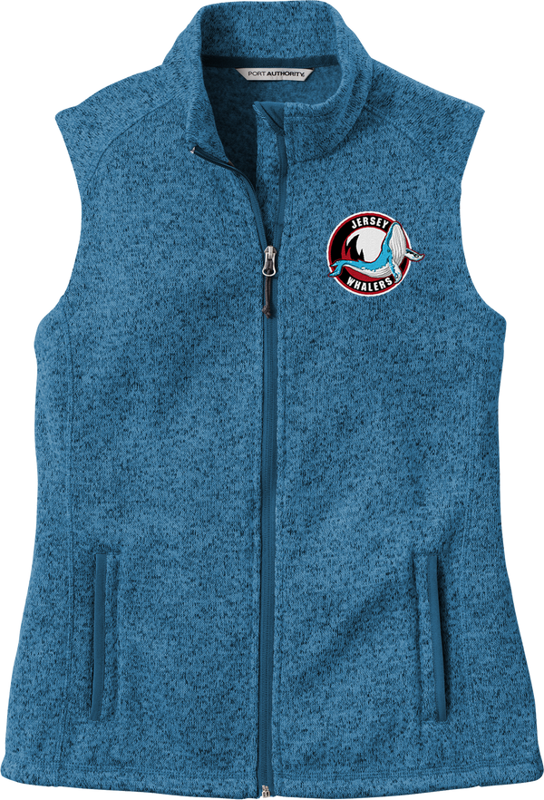 Jersey Shore Whalers Ladies Sweater Fleece Vest