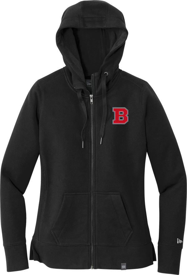 CT Bobcats New Era Ladies French Terry Full-Zip Hoodie