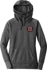 Palmyra Black Knights New Era Ladies Tri-Blend Fleece Pullover Hoodie