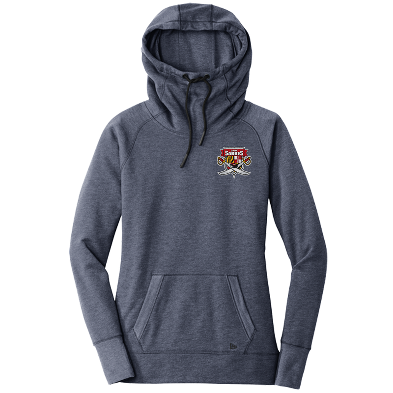 SOMD Lady Sabres New Era Ladies Tri-Blend Fleece Pullover Hoodie