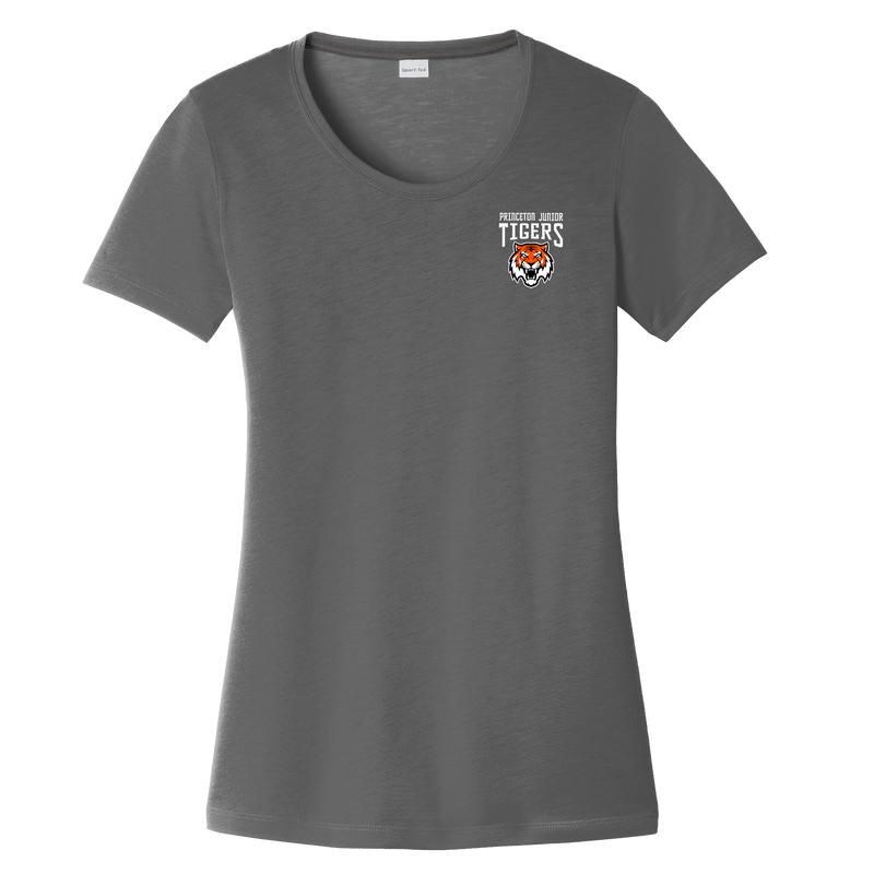 Princeton Jr. Tigers Ladies PosiCharge Competitor Cotton Touch Scoop Neck Tee