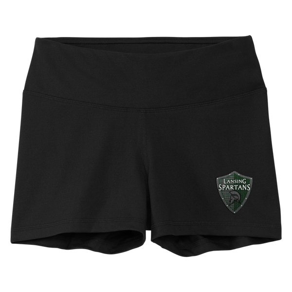 Lansing Spartans Ladies Interval 3 Inch Short