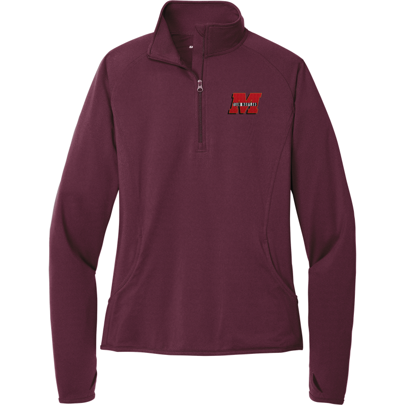 Team Maryland Ladies Sport-Wick Stretch 1/4-Zip Pullover