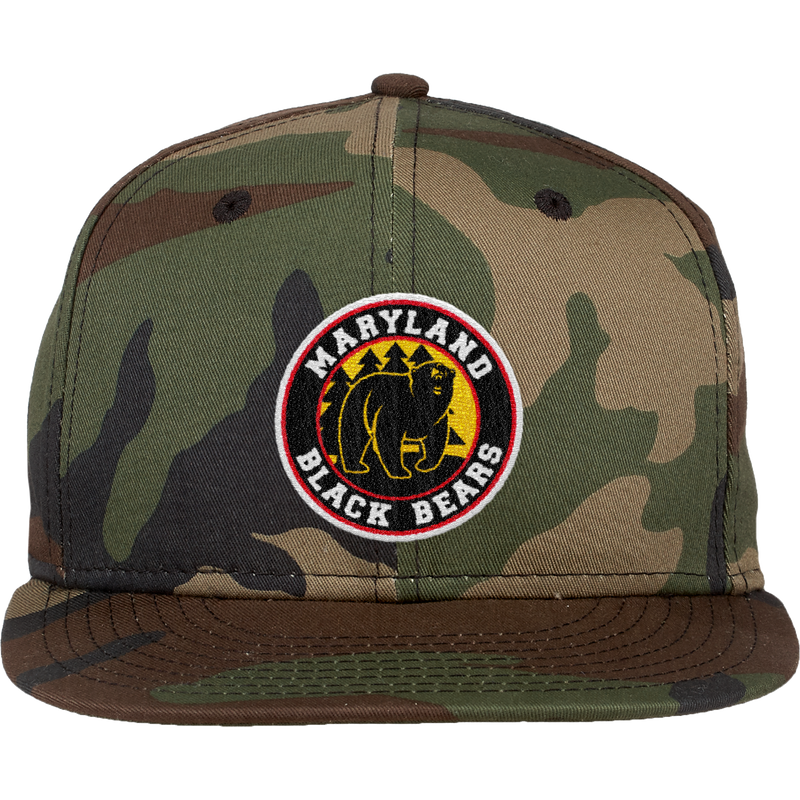 Maryland Black Bears New Era Flat Bill Snapback Cap