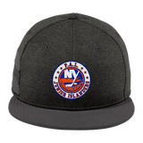 PAL Jr. Islanders New Era Shadow Heather Striped Flat Bill Snapback Cap