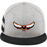 Orange County West New Era Shadow Heather Striped Flat Bill Snapback Cap