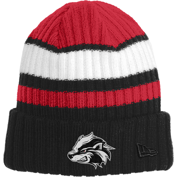 Allegheny Badgers New Era Ribbed Tailgate Beanie