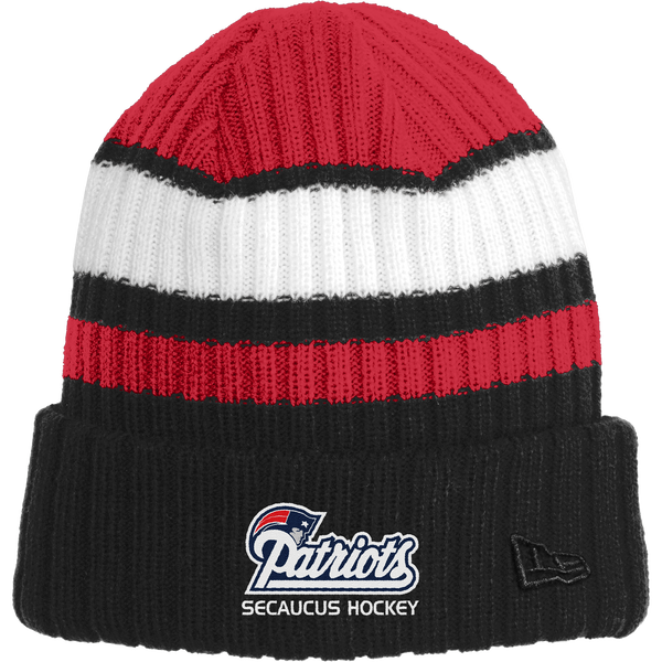 Secaucus Patriots New Era Ribbed Tailgate Beanie