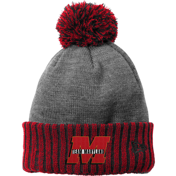 Team Maryland New Era Colorblock Cuffed Beanie