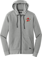 NY Aviators New Era Tri-Blend Fleece Full-Zip Hoodie