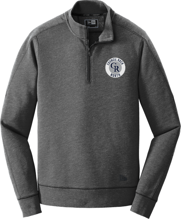 Council Rock North New Era Tri-Blend Fleece 1/4-Zip Pullover