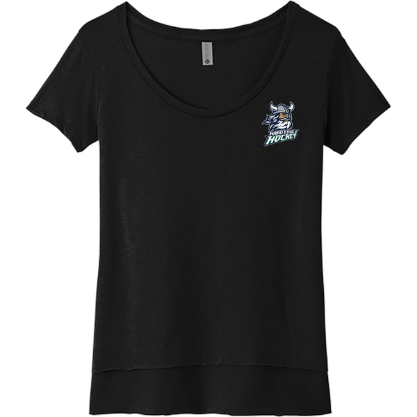 Hard Edge Hockey Womens Festival Scoop Neck Tee