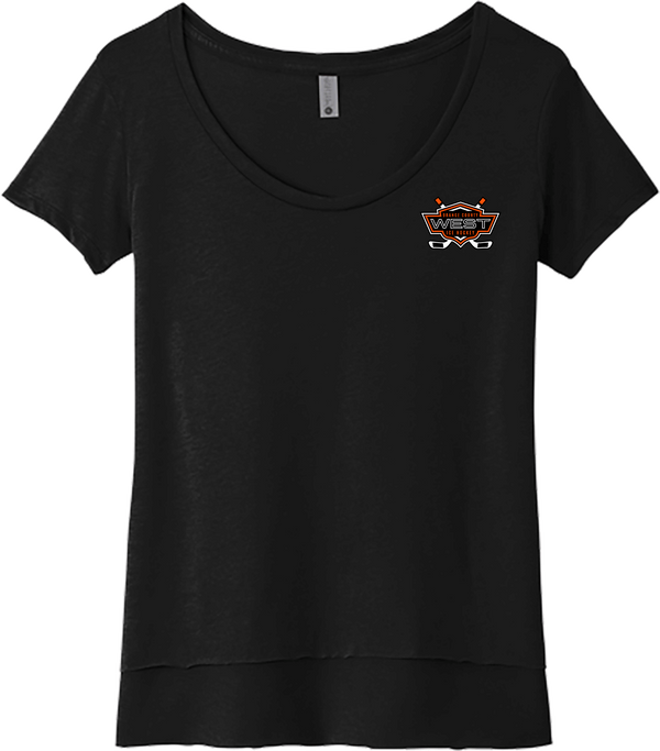 Orange County West Womens Festival Scoop Neck Tee