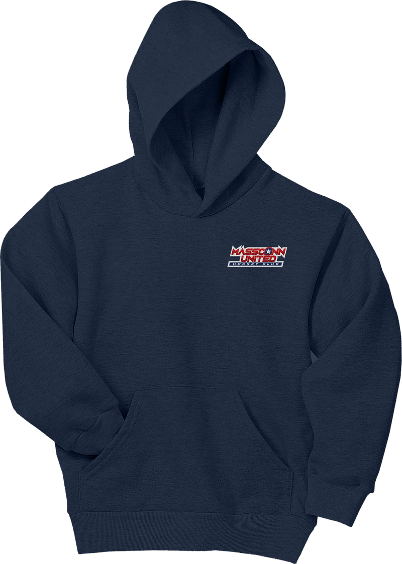 Mass Conn United Youth EcoSmart Pullover Hooded Sweatshirt