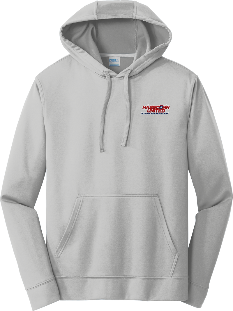 Mass Conn United Performance Fleece Pullover Hooded Sweatshirt