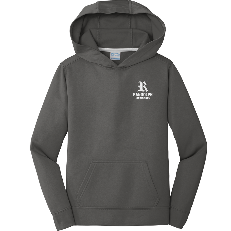 Randolph Hockey Youth Performance Fleece Pullover Hooded Sweatshirt