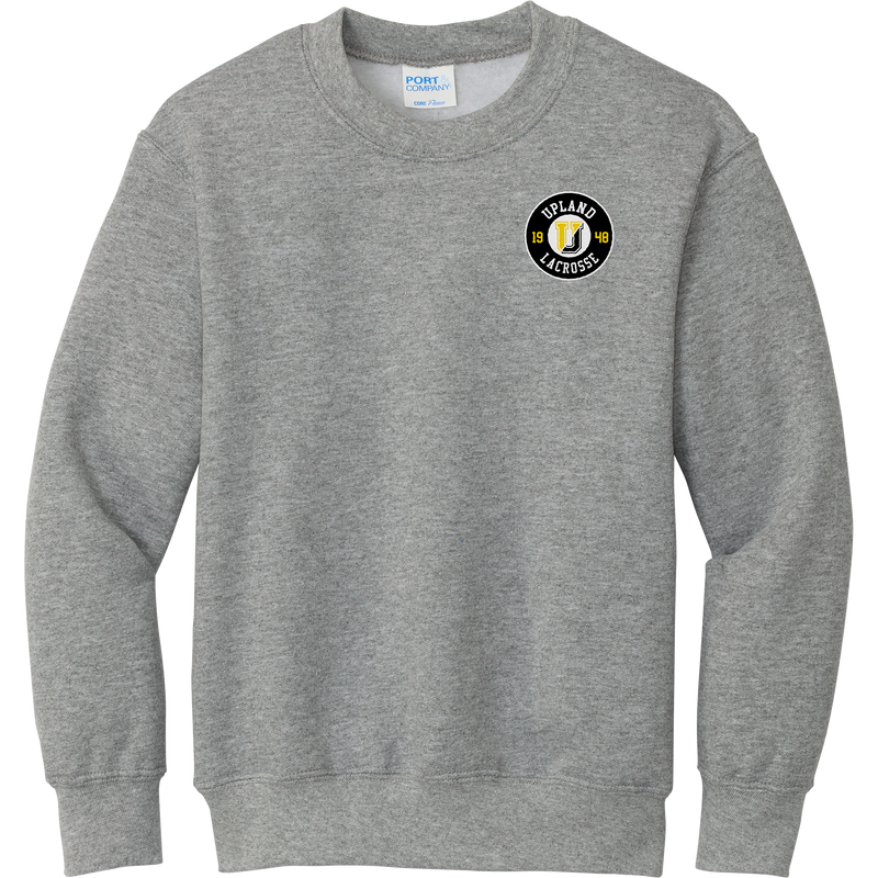 Upland Lacrosse Youth Core Fleece Crewneck Sweatshirt