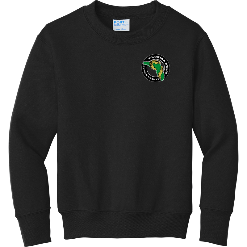 Florida Eels Youth Core Fleece Crewneck Sweatshirt