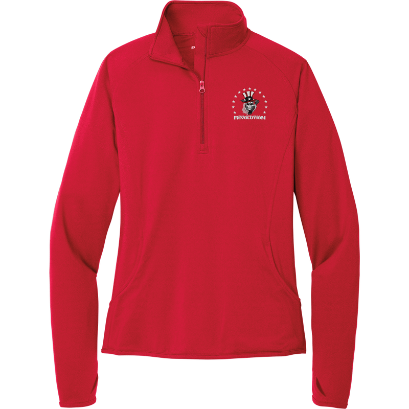 Phila Revolution Ladies Sport-Wick Stretch 1/4-Zip Pullover