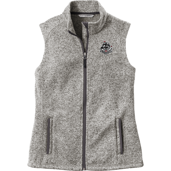 Grundy Senators Ladies Sweater Fleece Vest