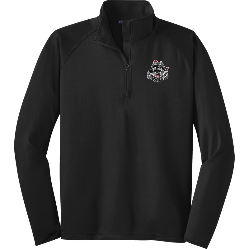 Grundy Senators Sport-Wick Stretch 1/4-Zip Pullover