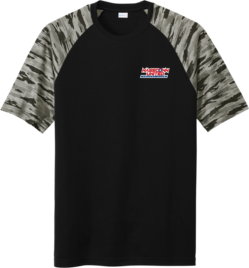 Mass Conn United Drift Camo Colorblock Tee