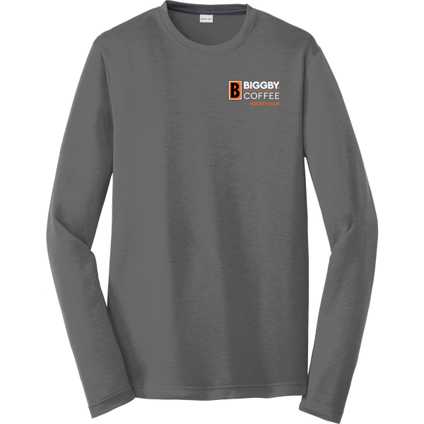 Biggby Coffee Hockey Club Long Sleeve PosiCharge Competitor Cotton Touch Tee