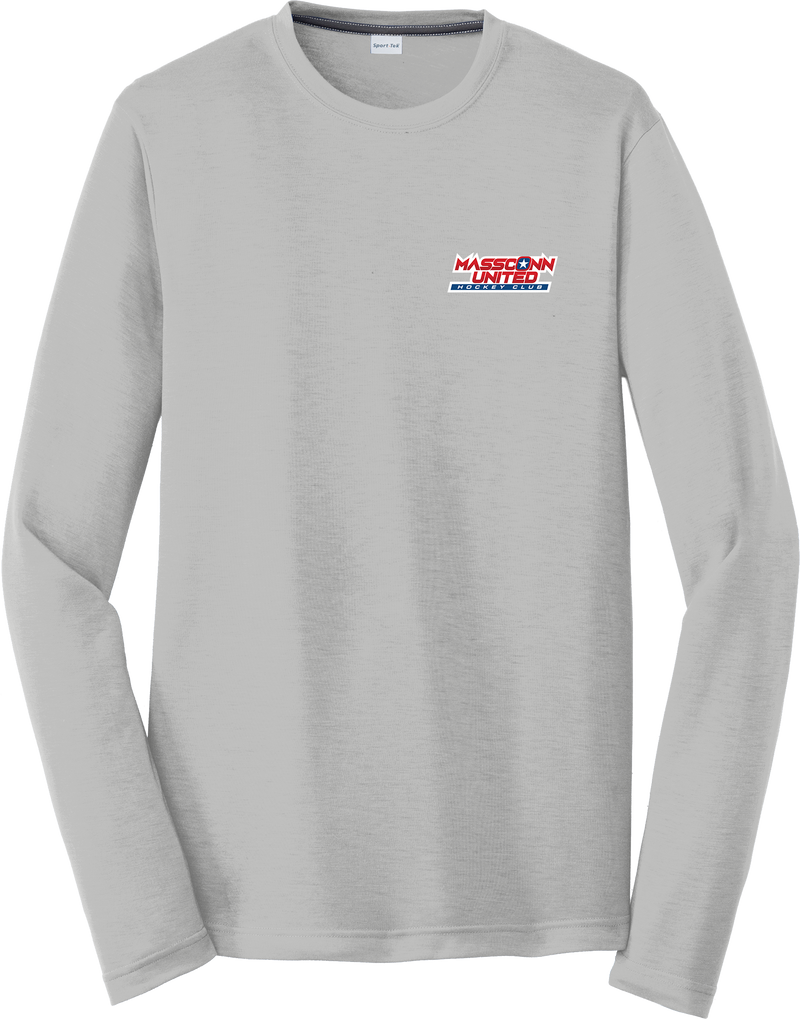 Mass Conn United Long Sleeve PosiCharge Competitor Cotton Touch Tee